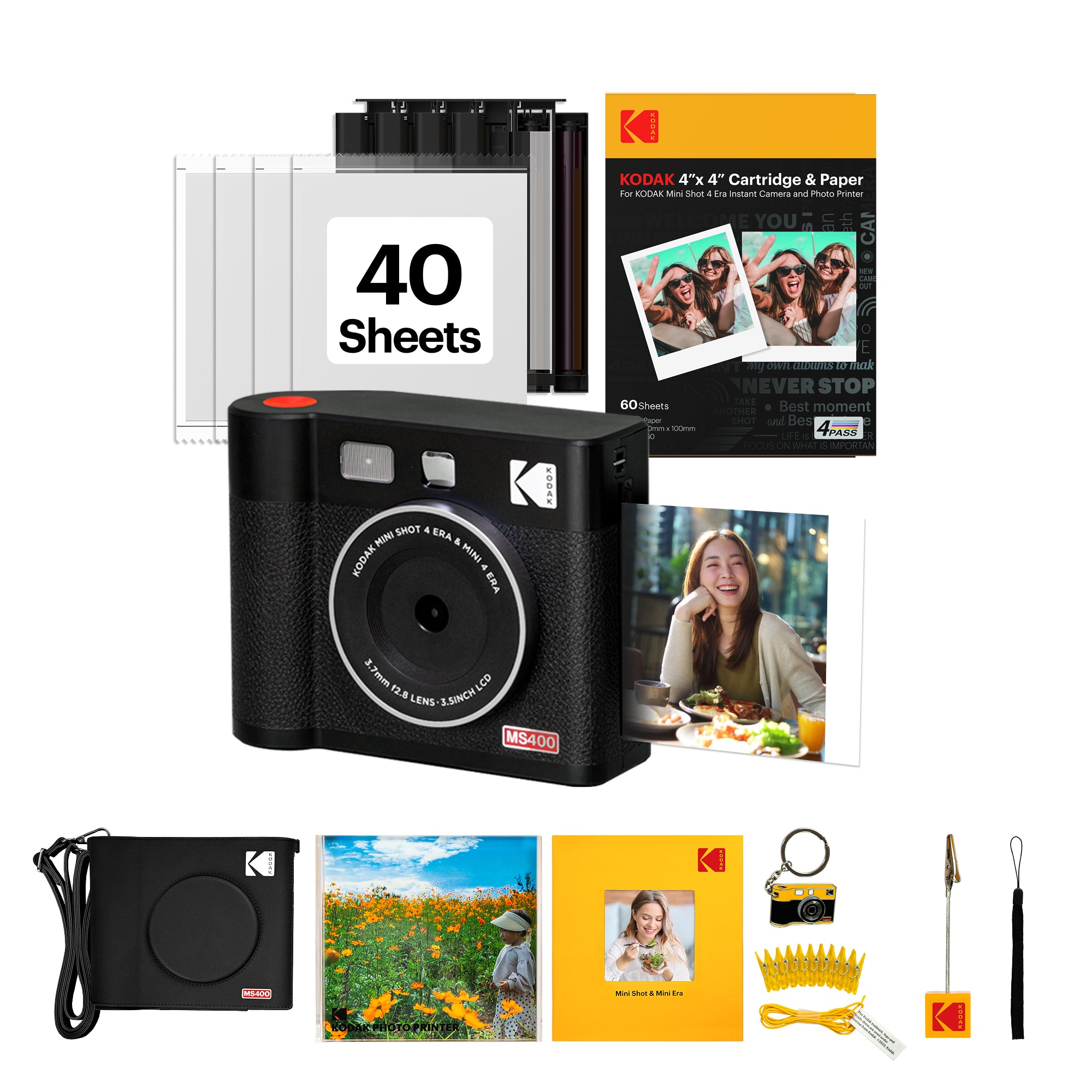 KODAK Mini Shot 4 Era MS400 Gift Bundle