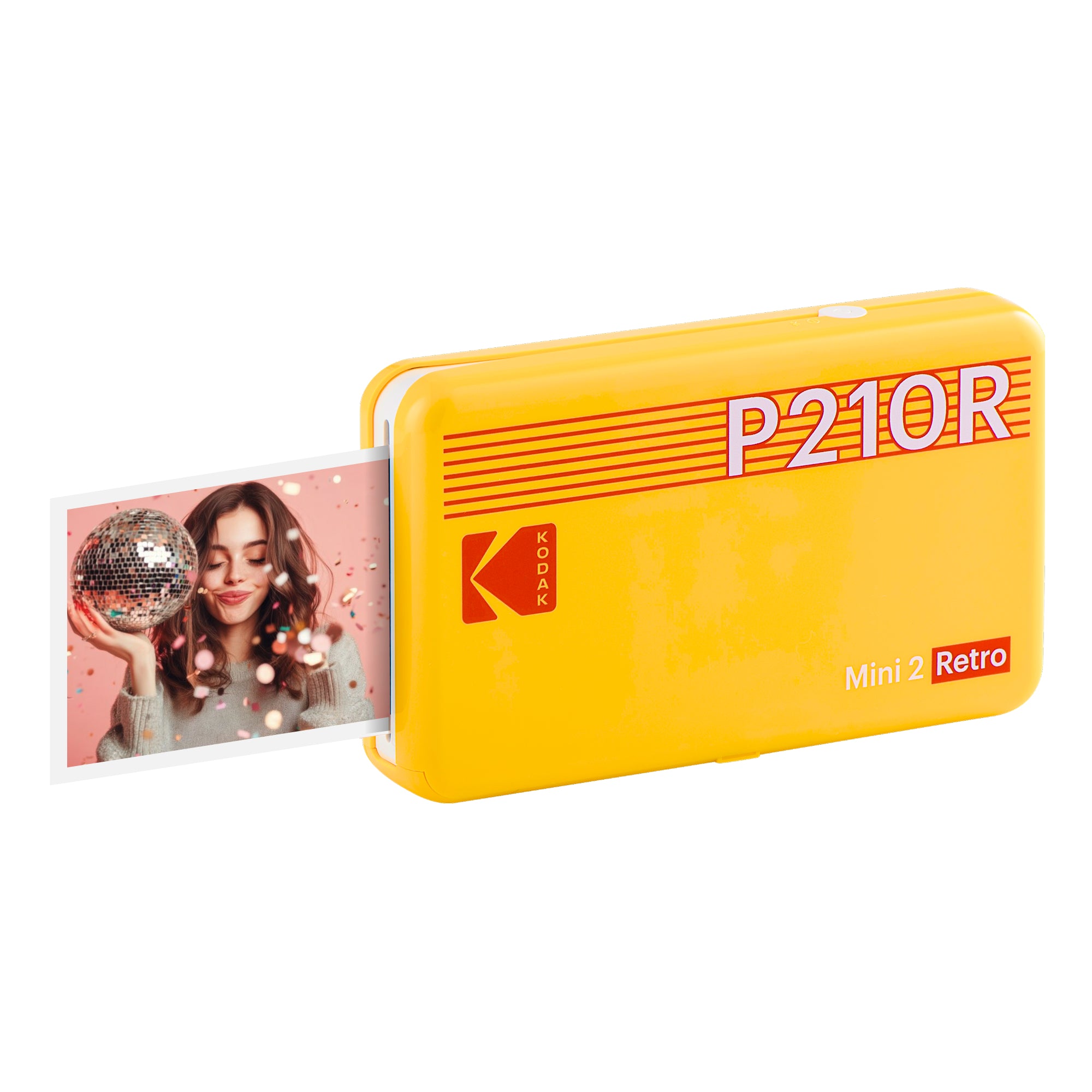 KODAK Mini 2 Retro 2.1x3.4 Inch Printer P210R
