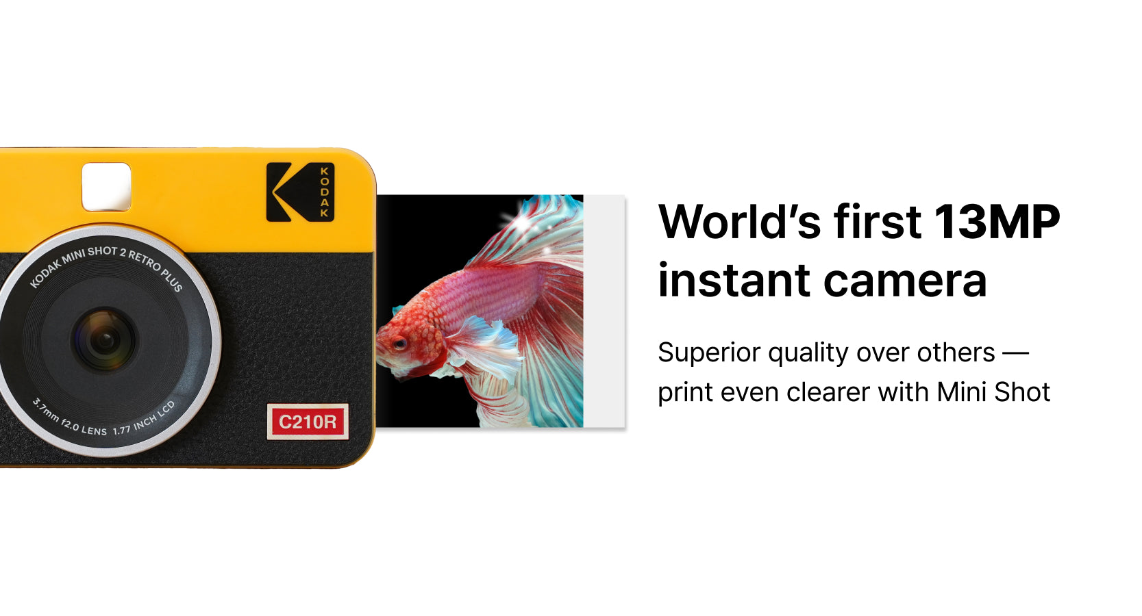 Kodak Mini Shot 2 Retro (C210R) | Best Portable Camera Printer for