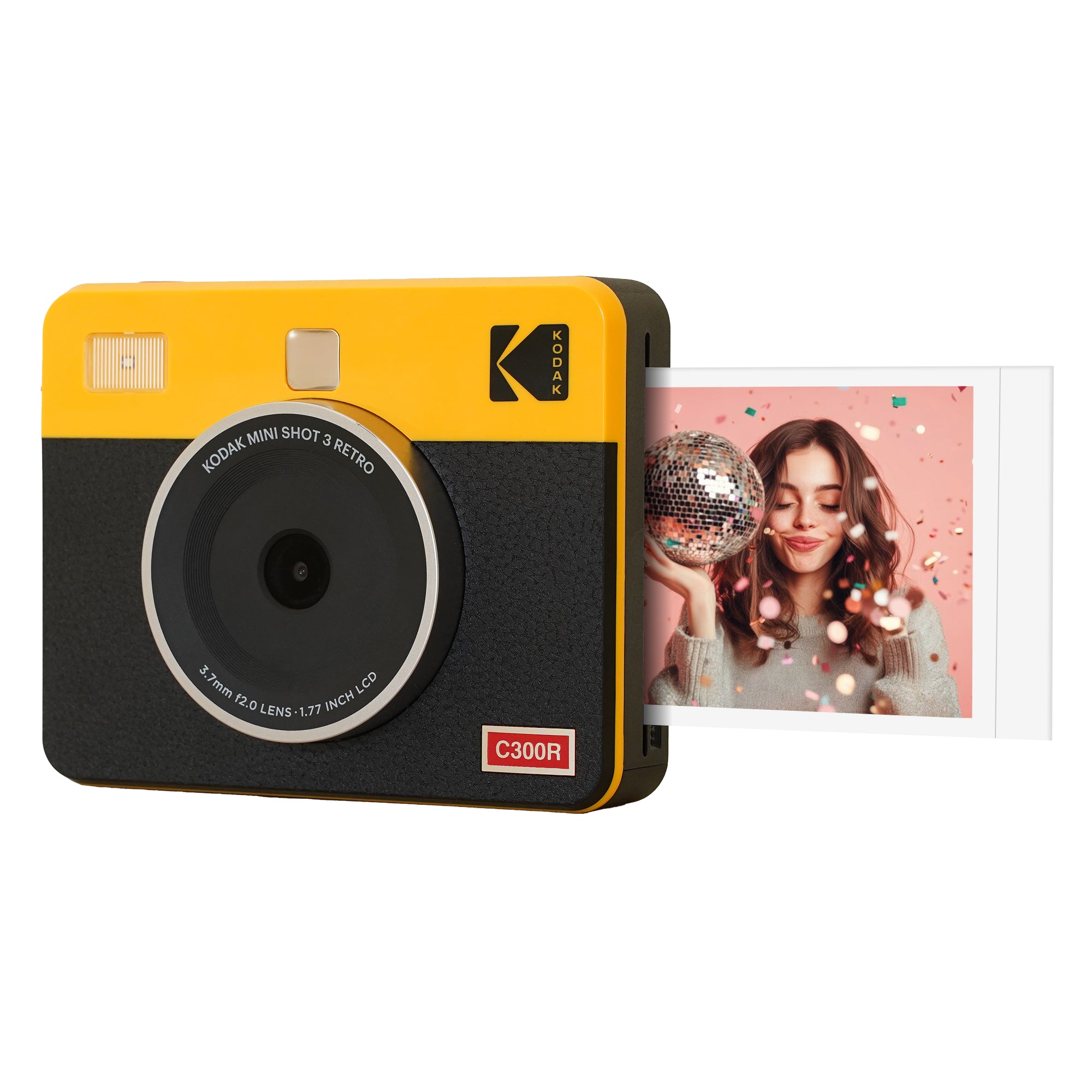 Kodak Mini Shot 3 Retro (C300R) | Best Instant 3x3” Bluetooth
