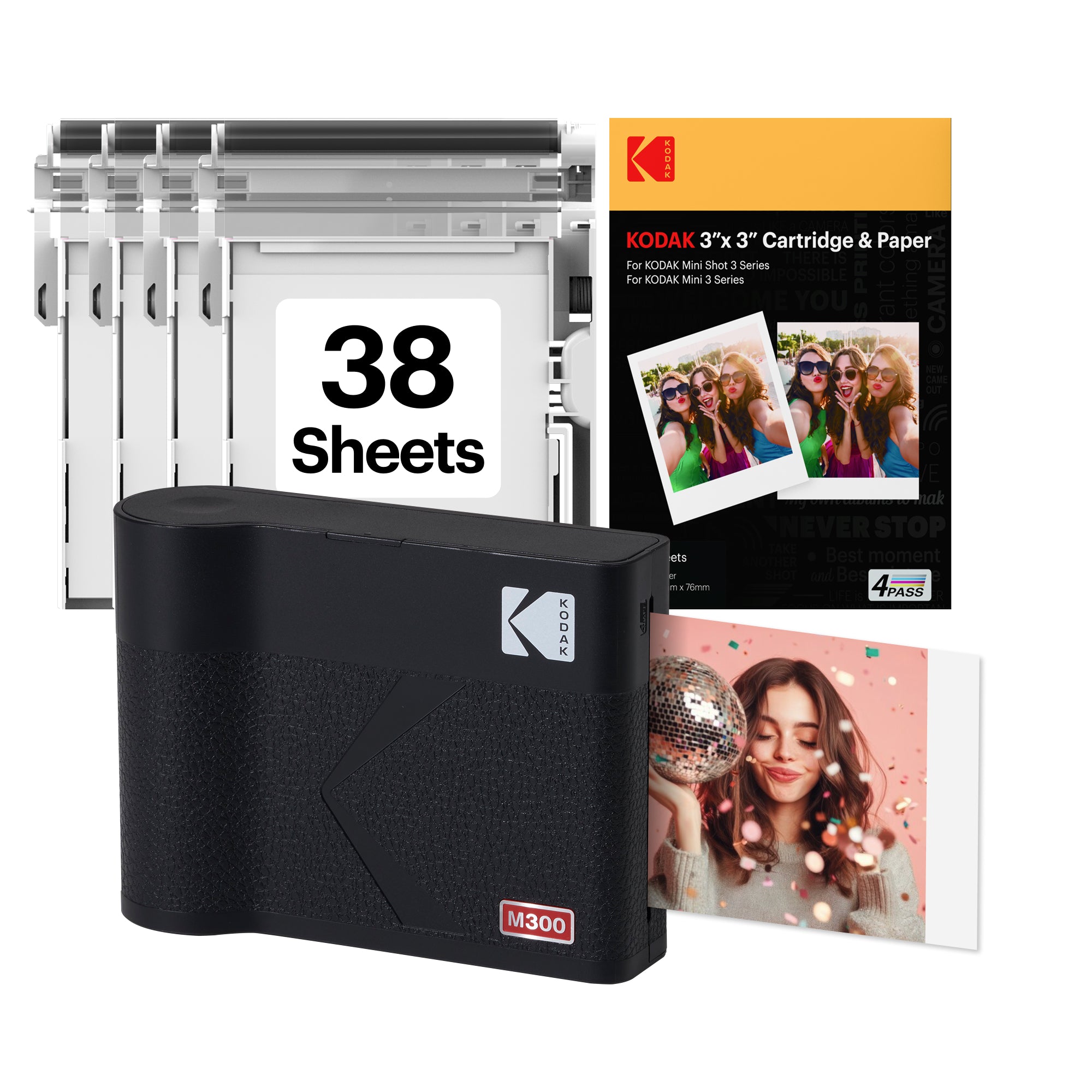 KODAK Mini 3 Era 3x3 Inch M300 38 Sheet Bundle