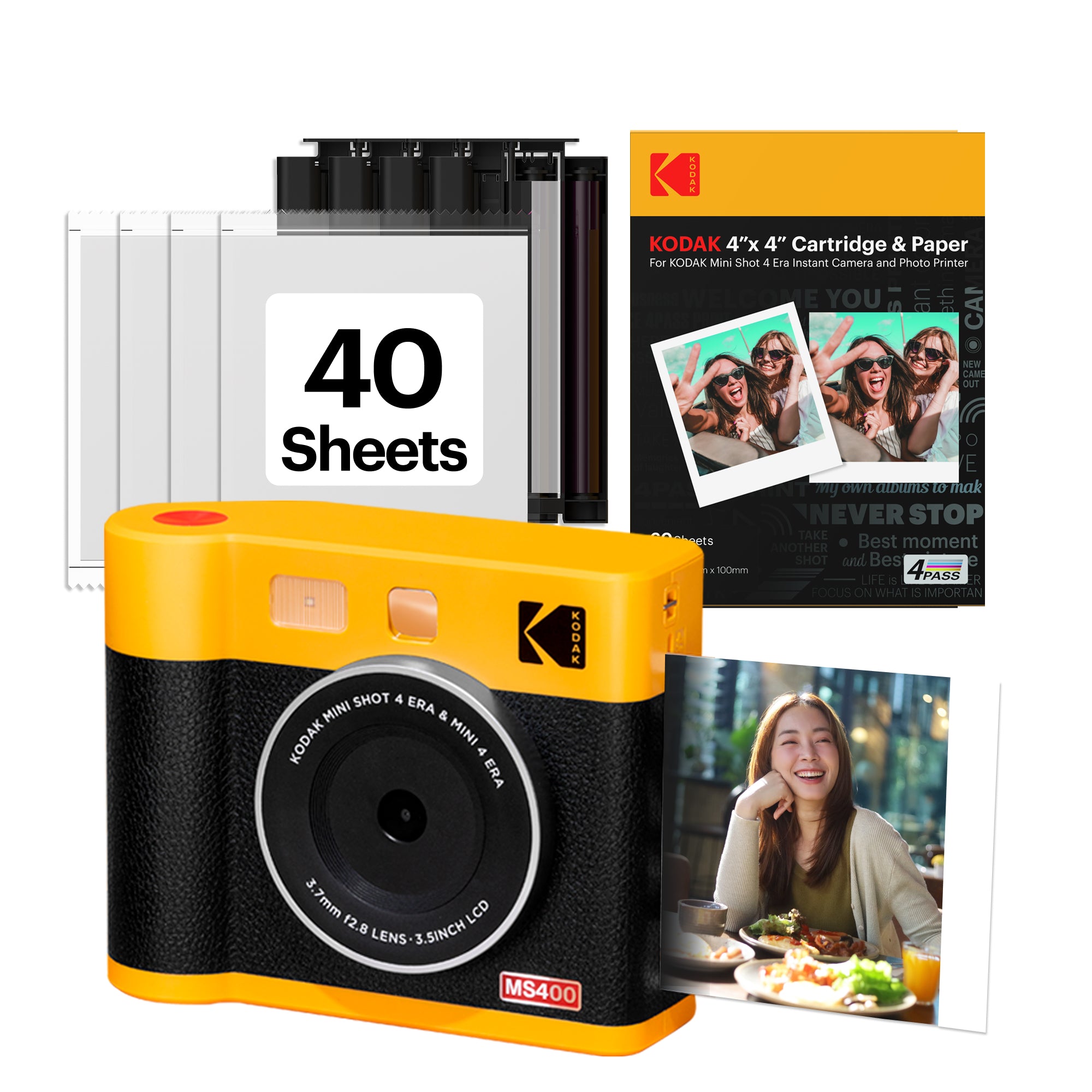KODAK Mini Shot 4 Era MS400 Bundle